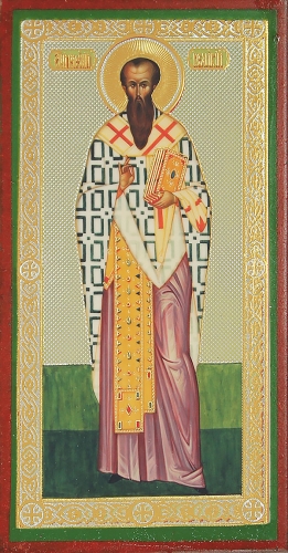 Religious icon: Holy Hierarch Basil the Great