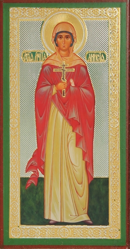 Religious icon: Holy Martyr Anisia