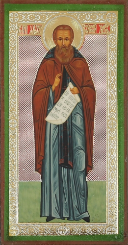 Religious icon: Holy Venerable Alexander of Svir