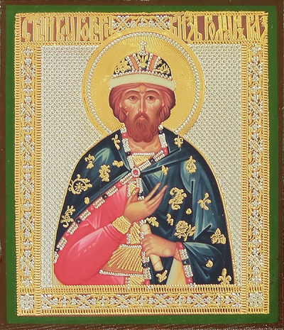 Religious icon: Holy Right-believing Prince Romanus of Ryazan