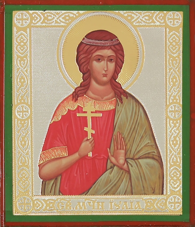 Religious icon: Holy Martyr Julia
