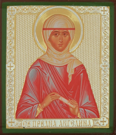Religious icon: Holy Righteous Angelina