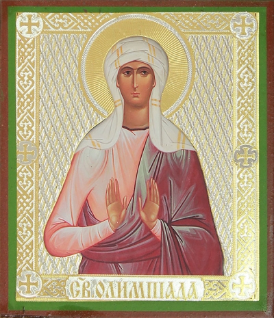 Religious icon: St. Olimpias