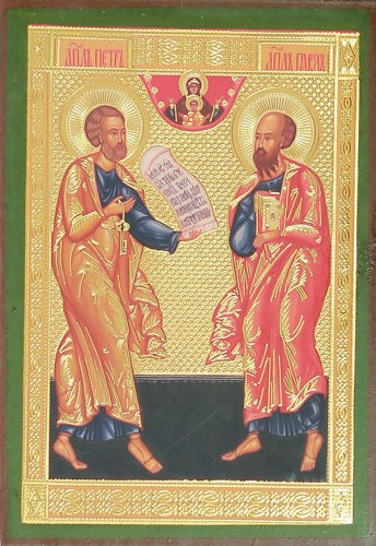 Religious icon: Holy Apostles Peter and Paul