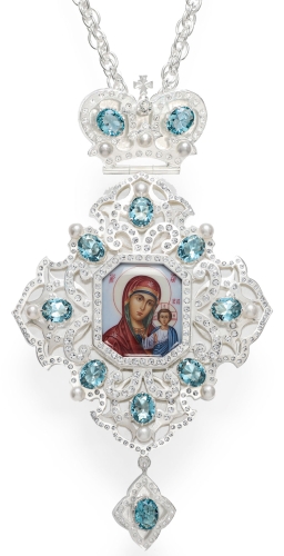 Bishop encolpion panagia no.1366