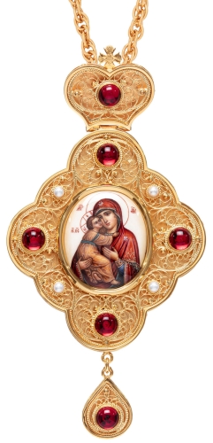 Bishop encolpion panagia no.045