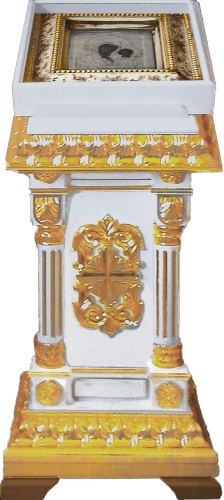 Church lecterns: Single carved lectern no.1g