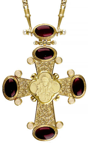 Pectoral cross with adornment - A529