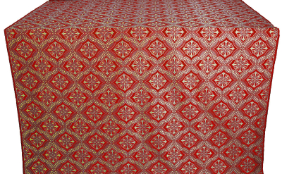 Laurus silk (rayon brocade) (red/gold)