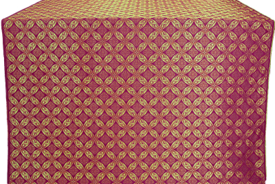 Angel Wings metallic brocade (claret/gold)