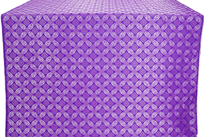 Angel Wings silk (rayon brocade) (violet/silver)