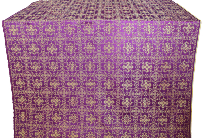Otrada silk (rayon brocade) (violet/gold)
