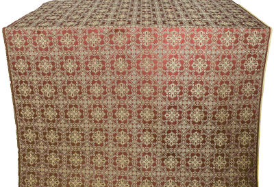 Otrada silk (rayon brocade) (red/gold)