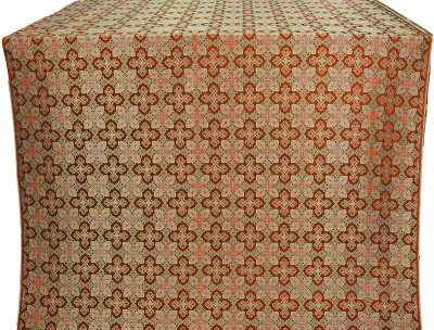Polotsk Posad metallic brocade (red/gold)