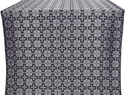 Polotsk Posad metallic brocade (black/silver)