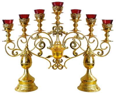 Church table seven-branch candelabrum - A792