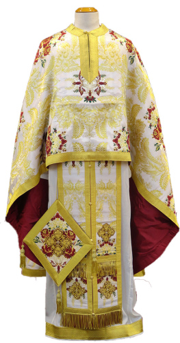 Greek Priest vestments - 12868 (white-gold)