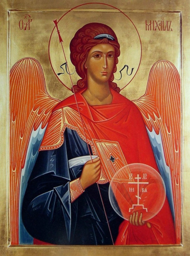 Byzantine icon: Holy Archangel Michael - V6
