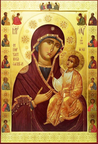 Byzantine icon: Most Holy Theotokos of Iveron - V