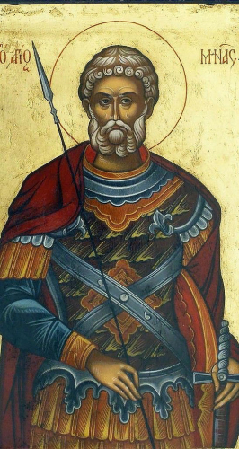 Icon: Holy Martyr Mina - V