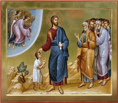 Icon: Christ Blessing the Child - V