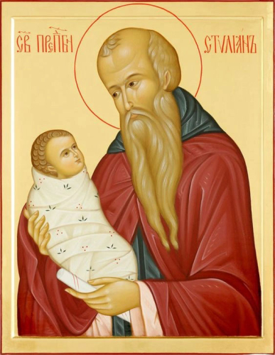 Icon: Holy Righeteous Stilianos of Paflagonia - V