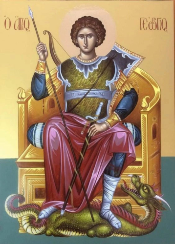 Icon: Holy Great Martyr St. George the Winner - V