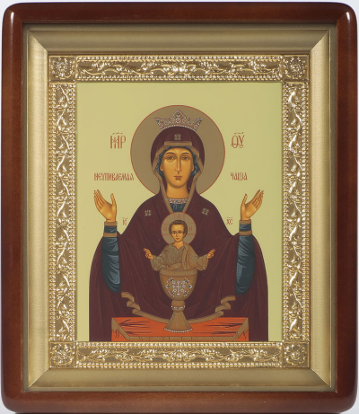 Religious icon: Most Holy Theotokos the Inexhaustable Cup - 28