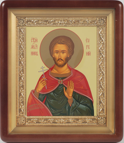 Religious icon: Holy Martyr Eugene - 28
