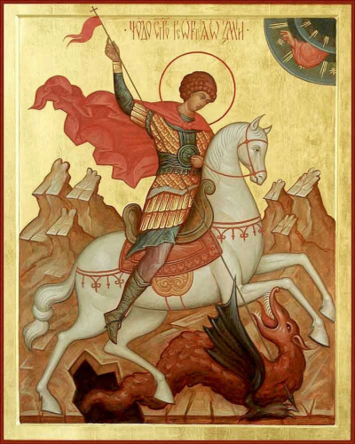Icon: Holy Great Martyr St. George the Winner - V5