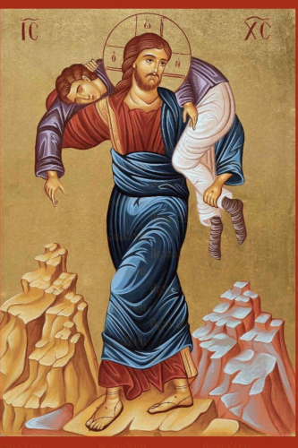 Icon: Christ the Good Shepherd - V