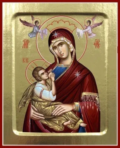 Icon: Mother of God the Milk-Giver - Z (5.1''x6.3'' (13x16 cm))