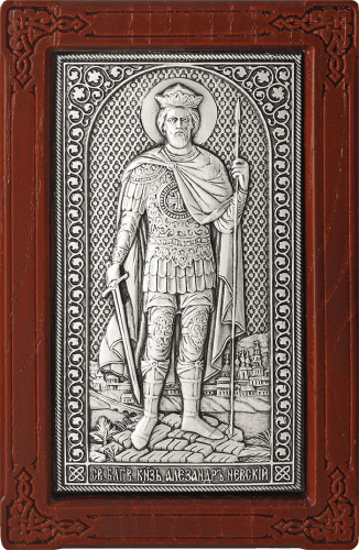 Icon - St. Great Prince Alexander or Neva - A178-1