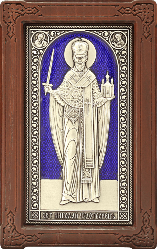 Icon - St. Nicholas the Wonderworker of Mozhajsk - A180-3