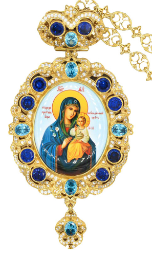 Bishop encolpion (panagia) - A653 (with chain)
