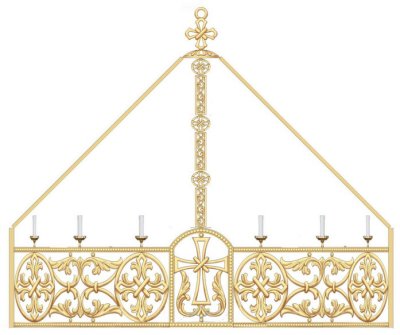 1-layer church khoros - 2066 (12 candles)