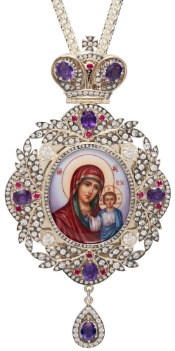 Bishop encolpion panagia no.1481