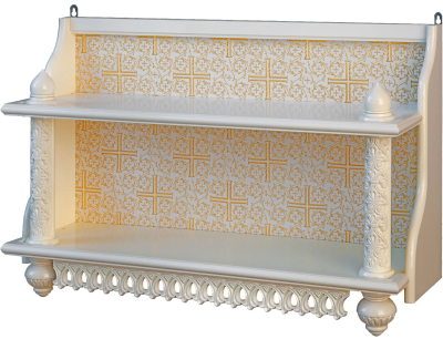 Icon shelf - 14B (white)