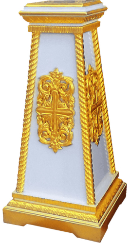 Processional Altar cross support (white)