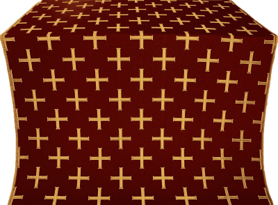 Eufrosinia metallic brocade (claret/gold) 1.0 m