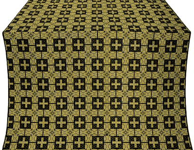 Czar's metallic brocade (black/gold) 1.0 m
