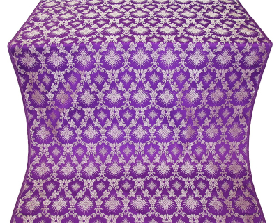 Loza metallic brocade (violet/silver) 1.9 m