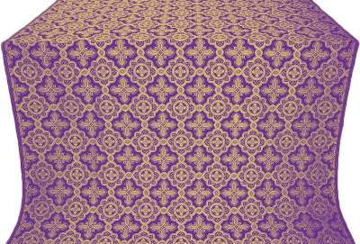 Old-Greek metallic brocade (violet/gold) 1.6 m