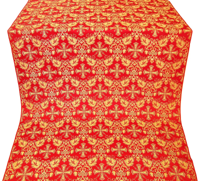 Koursk metallic brocade (red/gold) 1.3 m