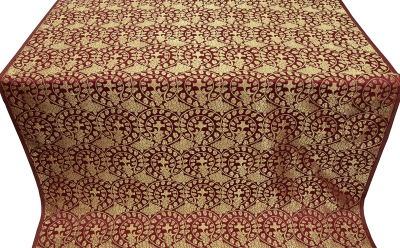Theophania metallic brocade (claret/gold) 1.6 m