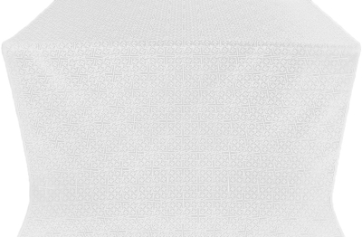 Jerusalem Cross metallic brocade (white/silver) 1.6 m