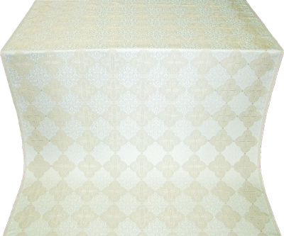 Kolomna metallic brocade (white/silver) 1.6 m
