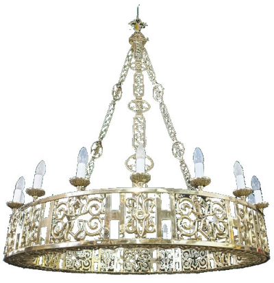 Single-level church khoros Belgorod (18 lights)