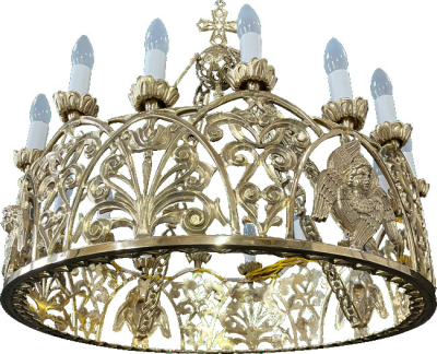 Single-level church khoros Volga (16 lights)