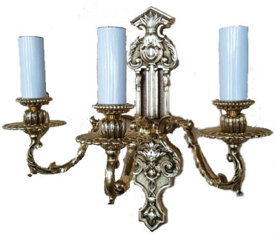 Church wall lamp no.3 (3 lights)